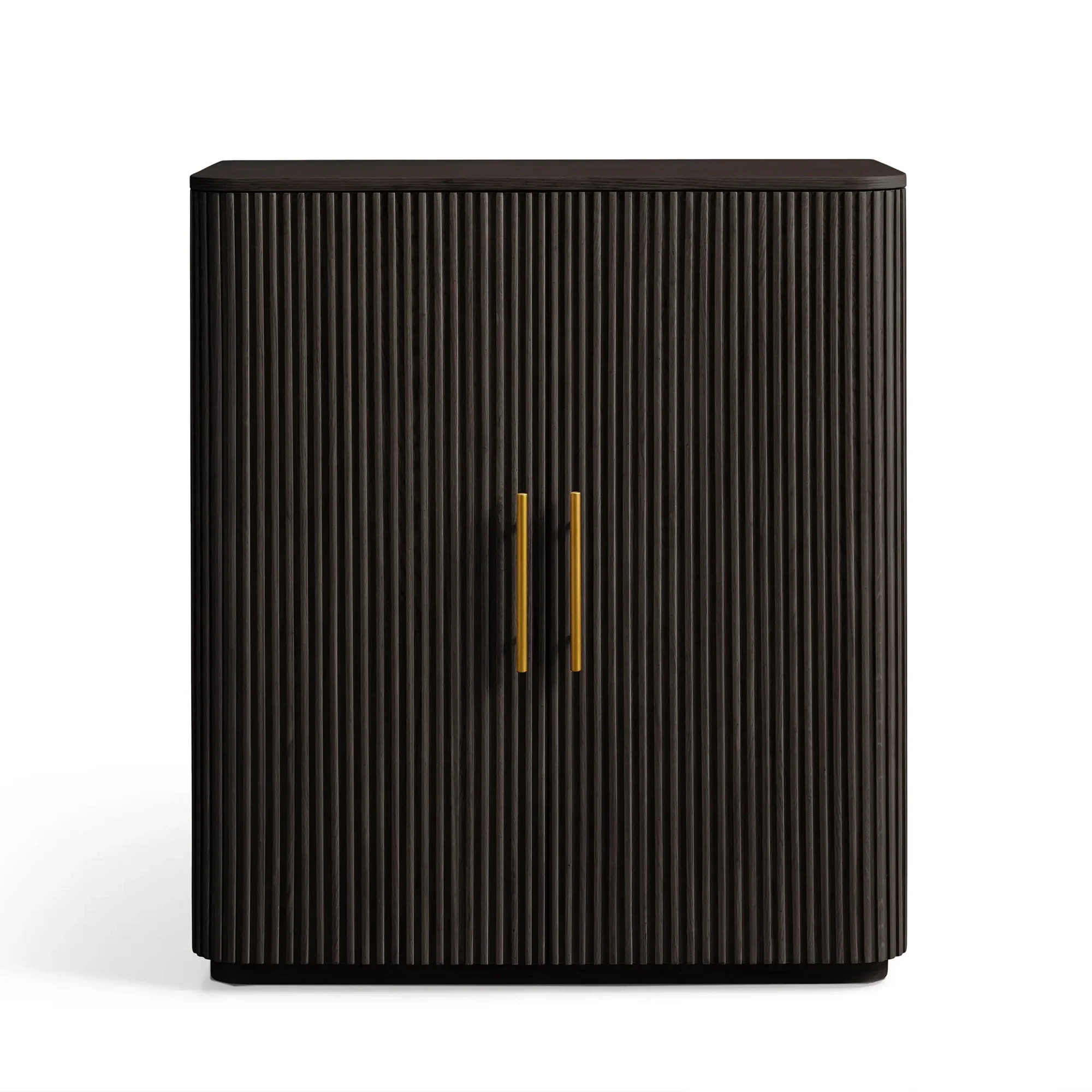 Gabinete moderno de vino de roble blanco