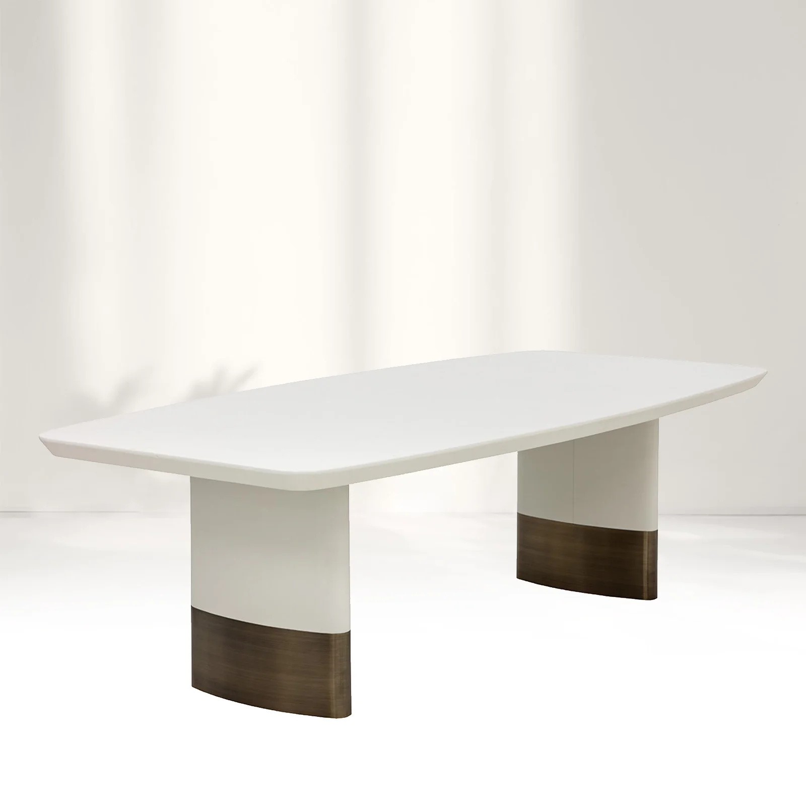 Finnley Minimal Two - Mesa de comedor rectangular de tono