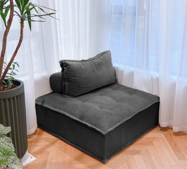 Sofá de tela de la persona perezosa en forma de tofu