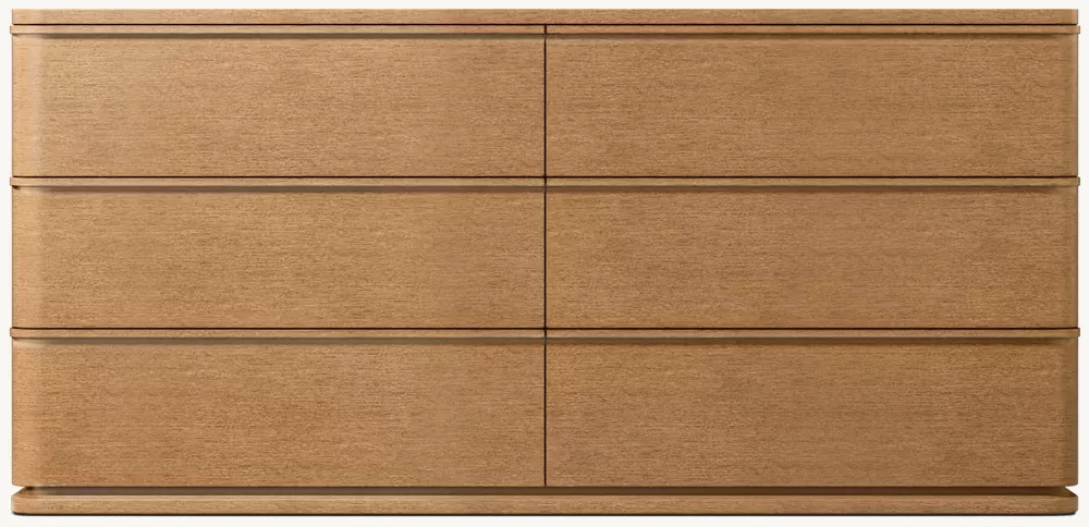 Gabinete simple de seis cajones