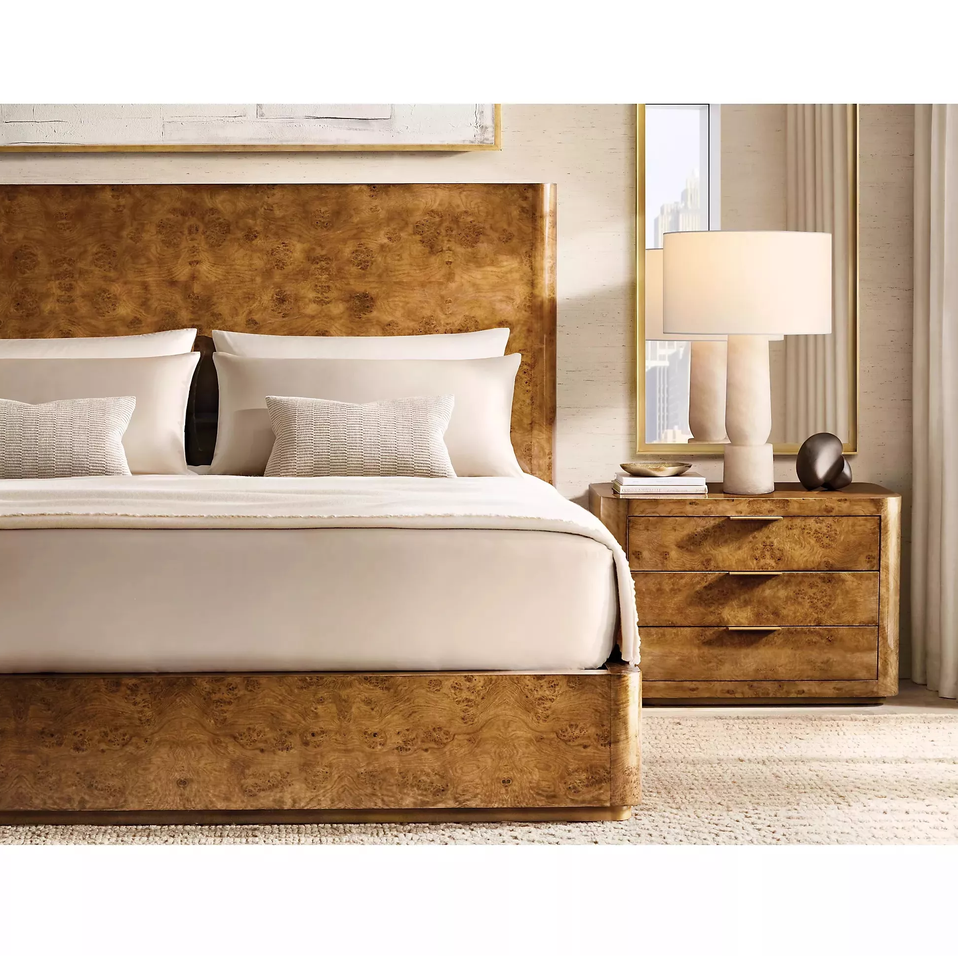 Serie American Country Tree Bark: Reconstruir espacio para dormir con arte natural