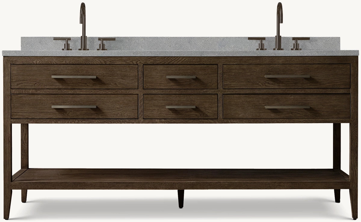 Roble marr&oacute;n/ bronce satinado