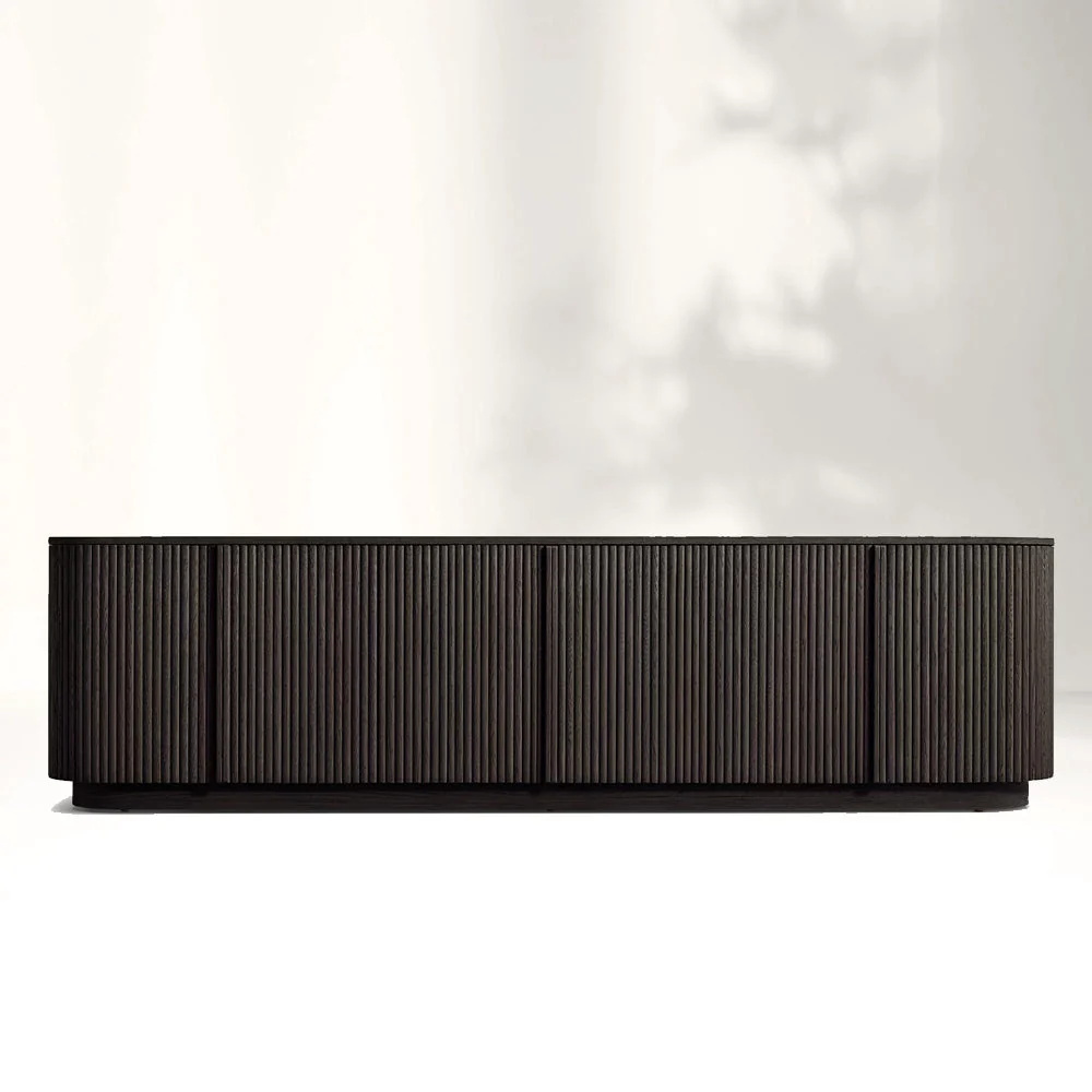 Sala de estar americana de madera maciza gabinete de entrada de entrada de roble blanco