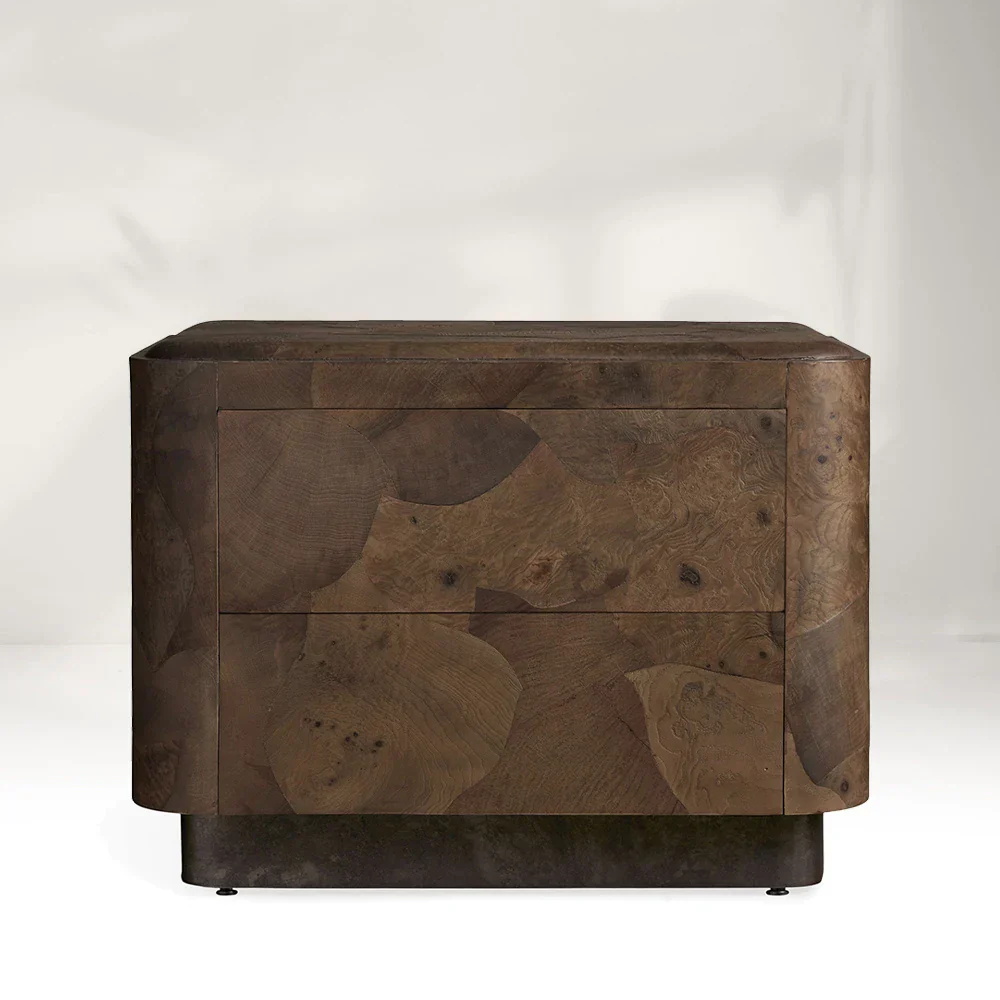 Marrón - grano dos - aparador de cajones