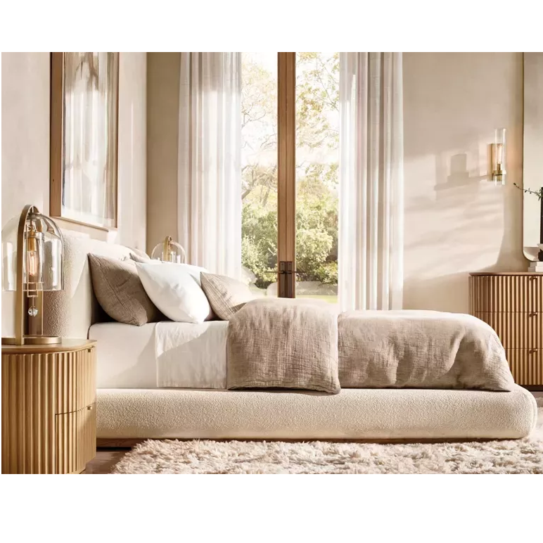 Cama de panel extendida de tela: desde los detalles hasta la vida