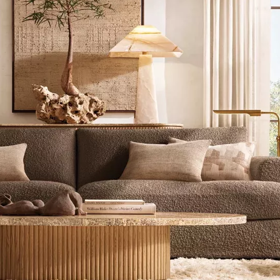 Piedra ovalada - mesa de café superior: diseño y desglose de valor