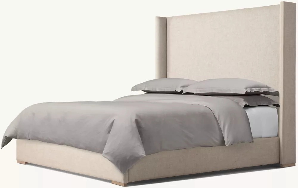 Solid Wood Bed Cama de madera maciza