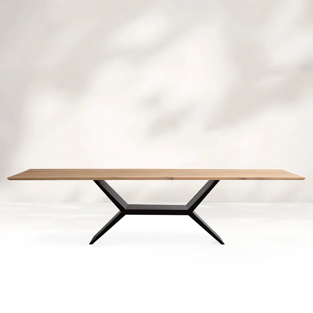 Mesa de comedor de madera maciza